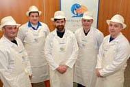 Pictured at BIM's Seafood Development Centre in Clonakilty, Co Cork are the five finalists in BIM¿s Young Fishmonger of the Year 2014 Competition.