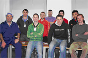 Group photograph of filleting workshop attendees 