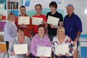 Group photo of participants on the Introduction to Fish Handling and Filleting workshop