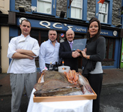 QC’s Restaurant, Cahirciveen, Co. Kerry receives BIM Seafood Circle ‘Seafood Restaurant of the Year, 2012’ award